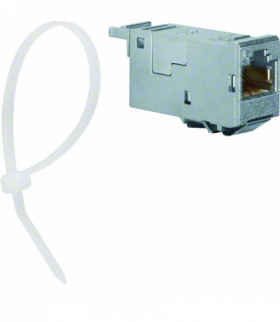 Moduł komunikacyjny BTR RJ45 6 ISO A 10GBit Ethernet (IEEE 802.3an) 180° HAGER VZ314RJ