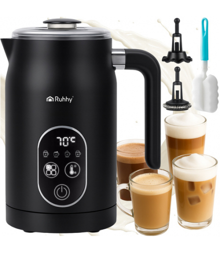 Spieniacz do mleka elektryczny, dzbankowy, z wyświetlaczem LED, 500W Ruhhy 26649 18578