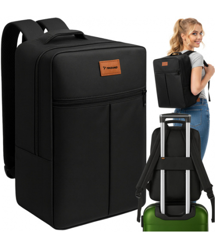 Plecak do samolotu, bagaż podręczny, podróżny, kabinowy 40x20x25cm, zgodny z wymogami linii lotniczych, mocny, lekki i wytrzymały Trizand 26895 18584