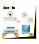 Laminator A4, 4w1, 500W, na gorąco i na zimno, trymer i zaokrąglacz rogów + 60 foli na start Izoxis 25417 18638