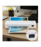 Laminator A4, 4w1, 500W, na gorąco i na zimno, trymer i zaokrąglacz rogów + 60 foli na start Izoxis 25417 18638