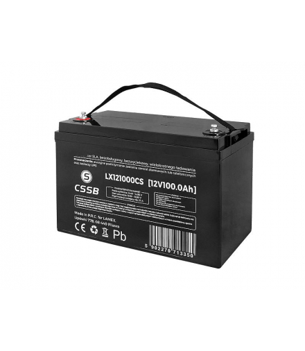 Akumulator bezobsługowy SLA 12V 100Ah CSSB LX121000CS