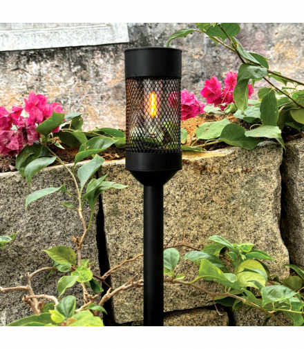 Słupek stalowy solarny, czarny LED SUNARI FLS-15 TFO Forever Light RTV200116