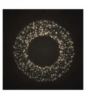 Dekoracje - wieniec, 480 diod LED, ciepła biel, IP44 EMOS DCTW34