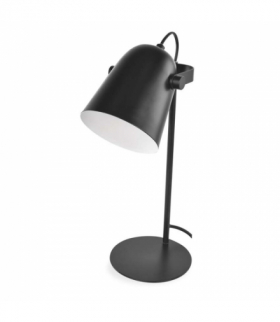 Lampa biurkowa NINA na żarówkę E27, czarna EMOS Z7642B