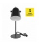 Lampa biurkowa NINA na żarówkę E27, czarna EMOS Z7642B