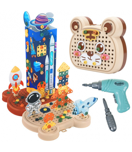 Klocki konstrukcyjne 3D KOSMOS, 161 elementów, Iso Trade 26579 18716