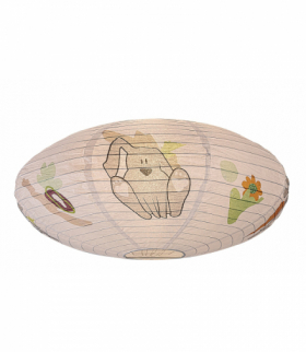 Papierowa lampa sufitowa do pokoju dziecięcego Hopply max 40W Rabalux 71408