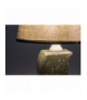 Lampa stołowa Dayami 1xE14, popielata ceramika, klosz tekstylny, popielaty, Rabalux 74073
