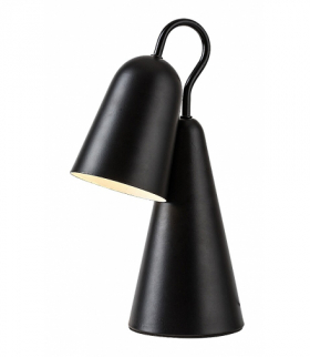 Lampa stołowa Rabal, 1xE14, czarny metal, klosz metal, czarny, z żarówką 4000K, Rabalux 74225