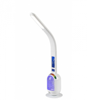 Lampa stołowa Figen LED 5W 5000K + dekoracyjny akcent RGB, USB, ładowalna, dotykowa, biała Rabalux 74231