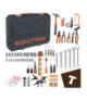 Profesjonalny zestaw narzędzi 168 elementów, walizka, kluczem bity, nasadki, kompletny zestaw do domu, warsztatu i samochodu, Bigstren 26475 18755