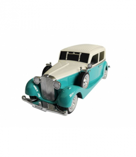 Głośnik bluetooth RETRO WS-1934 ,10W,radio FM,USB, TF,wyświetlacz LED,akumulator 1500mAh,szmaragdowo-biały LXWS1934E