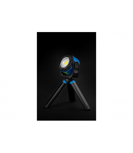 Reflektor roboczy LED Hogert HT1E432 550lm dwustronny COB+SMD 7000K IPX4 IK07 gwint 1/4 magnes