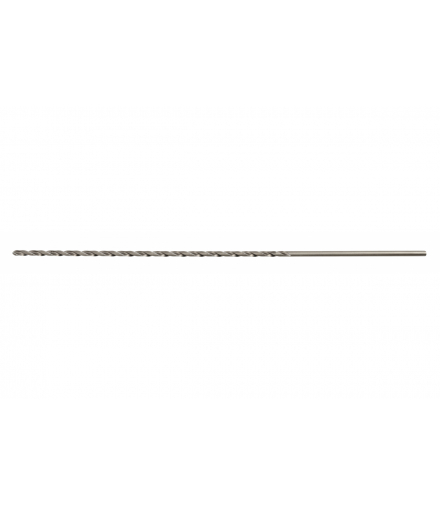 Wiertło do metalu HSS M2 6x205mm Hogert HT2A020 split point 135° samocentrujące długie hartowane do stali nierdzewnej tworzyw DIN 338