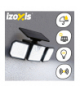 Lampa solarna LED x167, 3 tryby świecenia, z czujnikiem ruchu i zmierzchu do ogrodu, na podjazd i na elewację, Izoxis 24633 18767