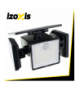 Lampa solarna LED x167, 3 tryby świecenia, z czujnikiem ruchu i zmierzchu do ogrodu, na podjazd i na elewację, Izoxis 24633 18767