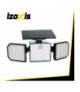 Lampa solarna LED x167, 3 tryby świecenia, z czujnikiem ruchu i zmierzchu do ogrodu, na podjazd i na elewację, Izoxis 24633 18767