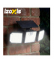 Lampa solarna LED x167, 3 tryby świecenia, z czujnikiem ruchu i zmierzchu do ogrodu, na podjazd i na elewację, Izoxis 24633 18767