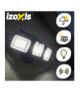 Lampa solarna LED x180, 3 tryby świecenia, z czujnikiem ruchu i zmierzchu do ogrodu, na podjazd i na elewację Izoxis 26875 18768