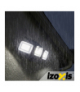 Lampa solarna LED x180, 3 tryby świecenia, z czujnikiem ruchu i zmierzchu do ogrodu, na podjazd i na elewację Izoxis 26875 18768