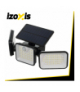 Lampa solarna LED x180, 3 tryby świecenia, z czujnikiem ruchu i zmierzchu do ogrodu, na podjazd i na elewację Izoxis 26875 18768