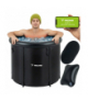 Beczka do morsowania 320L, wanna lodowa, przenośny basen do regeneracji, balia + akcesoria, Trizand 26799 18766