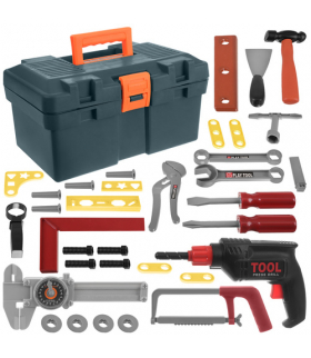 Skrzynka z narzędziami dla dzieci zestaw 32 elementy w walizce, Iso Trade 26694 18778