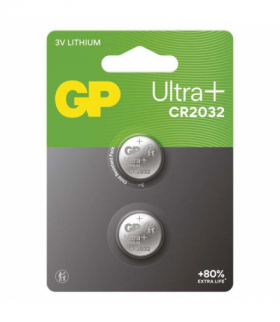 Bateria litowa guzikowa CR2032 2szt. GP Ultra plus, GP B15323UP