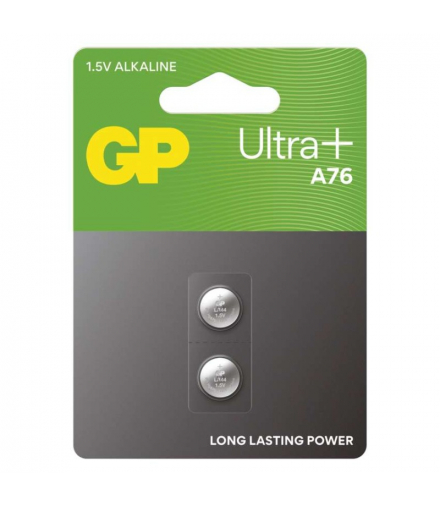 Bateria alkaliczna guzikowa A76F (LR44) 2szt. GP Ultra Plus GP B13763UP