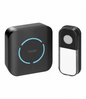 FUDU DC , dzwonek bezprzewodowy bateryjny, learning system, 36 dźwięków, 180m, czarny Orno DB-9/B