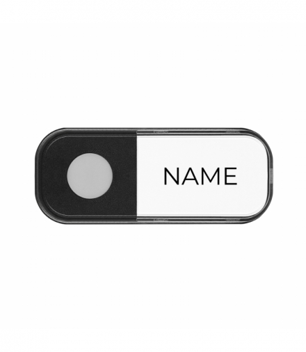 Przycisk bezprzewodowy bateryjny do rozbudowy dzwonków z serii FUDU, czarny Orno DB-9PD/B