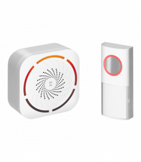 TULO AC, dzwonek bezprzewodowy sieciowy, learning system, 36 dźwięków, 150m, biały Orno OR-DB-KD-178/W