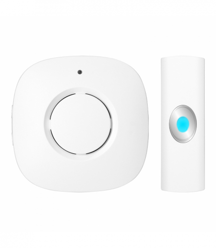 KALA AC, dzwonek bezprzewodowy sieciowy, learning system, 38 dźwięków, 250m, biały Orno OR-DB-RG-179/W