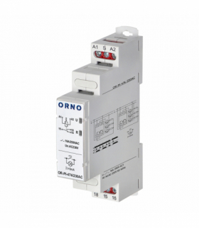 Przekaźnik bistabilny Economic, 1P, 16A, 230 VAC Orno OR-PI-474/230AC