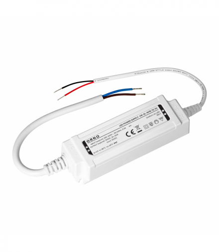 Zasilacz LED, hermetyczny, 12V, 24W, IP67, plastikowa obudowa Orno OR-ZL-1678/12/24
