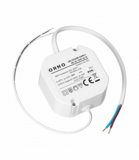 Zasilacz LED, dopuszkowy, 12V, 12W, IP67, plastikowa obudowa Orno OR-ZL-1679/12/12