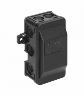 Puszka natynkowa 90x45 Klik, IP54, czarna Orno 6410-10 BLACK
