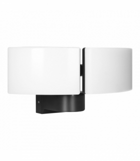 TOS DUO LED 2x20W podwójny naświetlacz ogrodowy, 2x1600lm, IP65, 4000K, PC, czarny Orno AD-NL-6603BL4
