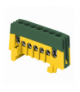 Listwa zaciskowa izolowana PRO PE, 7 przewodów, zielony Orno OR-LZ-8208/7/GN