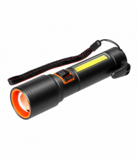 Latarka LED, 270/105lm, 1200mAh, przecinak do pasów, młotek bezpieczeństwa Orno LT-30