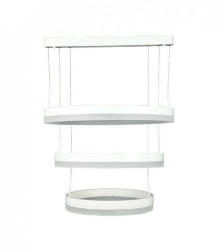 VT-82-3-W-N 92W Lampa Wisząca, Klosz: Aluminium, Barwa: ciepła 3000K, Ściemniana, Biały, 4550lm, 600x1200mm, V-TAC 213989