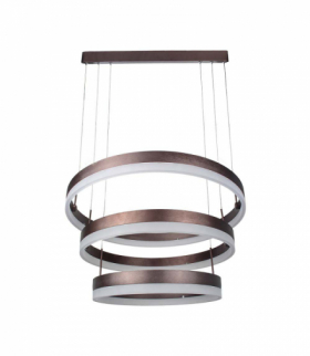 VT-82-3-C-N 92W Lampa Wisząca, Klosz: Aluminium, Barwa: ciepła 3000K, Ściemniana, Brązowy, 4550lm, 600x1200mm, V-TAC 213991