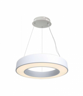 VT-7760-W 50W Lampa wisząca dekoracyjna LED Triac, Ściemniana, neutralna 4000K, Kolor: Biały, 6100lm, 600x1000mm, V-TAC 6958