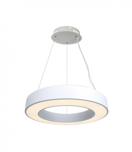 VT-7760-W 50W Lampa wisząca dekoracyjna LED Triac, Ściemniana, neutralna 4000K, Kolor: Biały, 6100lm, 600x1000mm, V-TAC 6958