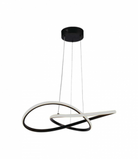 VT-7799-B 20W Dekoracyjna Lampa Wisząca LED, Barwa: ciepła 3000K, Obudowa: Czarna, 2540lm, 500x1000mm, V-TAC 8012