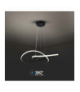 VT-7799-B 20W Dekoracyjna Lampa Wisząca LED, Barwa: ciepła 3000K, Obudowa: Czarna, 2540lm, 500x1000mm, V-TAC 8012
