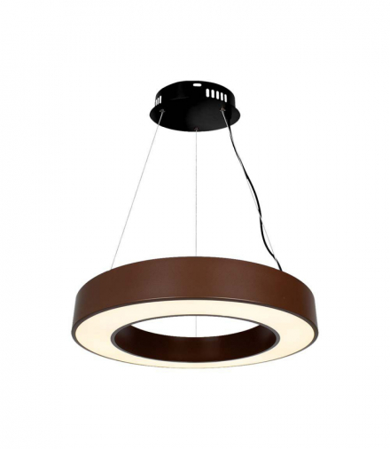 VT-7760-C 50W Lampa wisząca dekoracyjna LED Triac, Ściemniana, neutralna 4000K, Kolor: Brązowy, 6100lm, 600x1000mm, V-TAC 6959