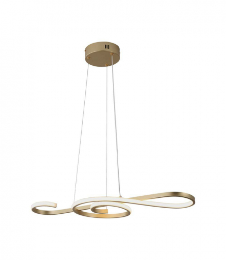 VT-7817-PG 18W Dekoracyjna Lampa Wisząca LED, Barwa: ciepła 3000K, Obudowa: Złota, 2260lm, 700x250mm, V-TAC 8021