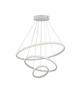 VT-7816-W 32W Dekoracyjna Lampa Wisząca LED, Barwa: ciepła 3000K, Obudowa: Biała, 3880lm, 600x1000mm, V-TAC 8018